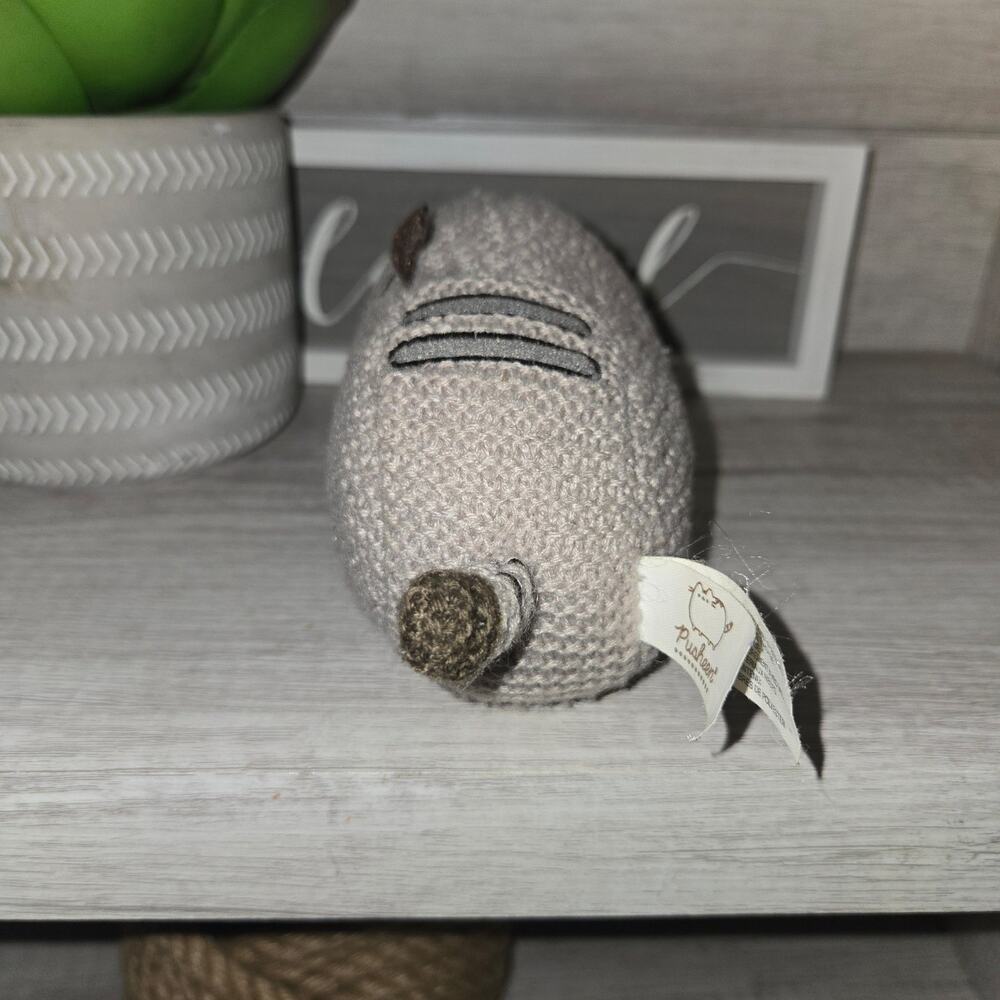 Official Pusheen the Cat Kawaii Soft Crochet Knit Style Plushie - Picture 7 of 10